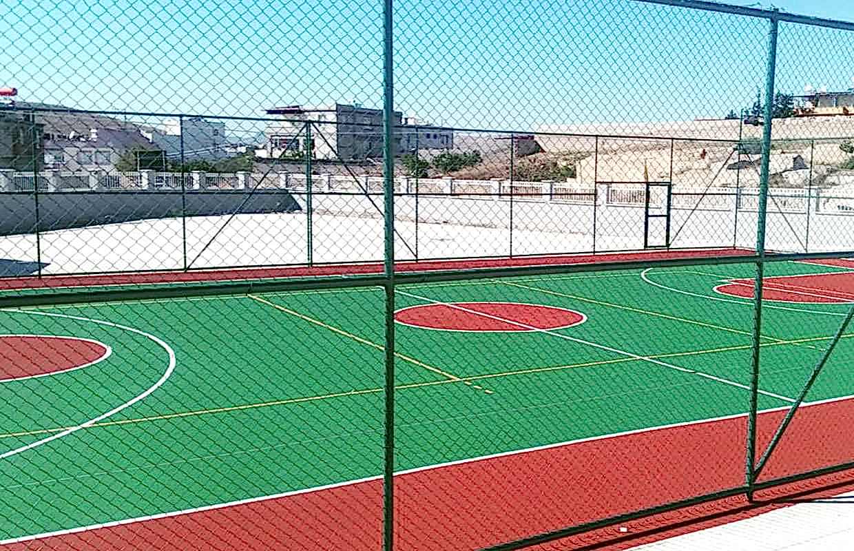 Sarı Salkım Okulu | Akrilik Saha Uygulamaları