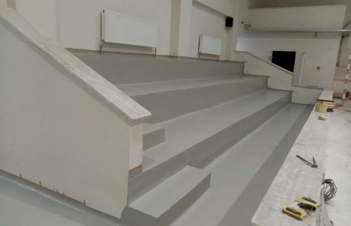 Aktoprak Lisesi Kapalı Spor Salonu | Epoksi Uygulamaları