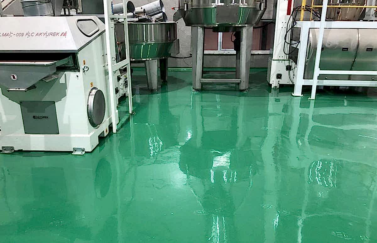 Güneşoğlu Entegre Fıstık Tesisi | Epoksi Uygulamaları