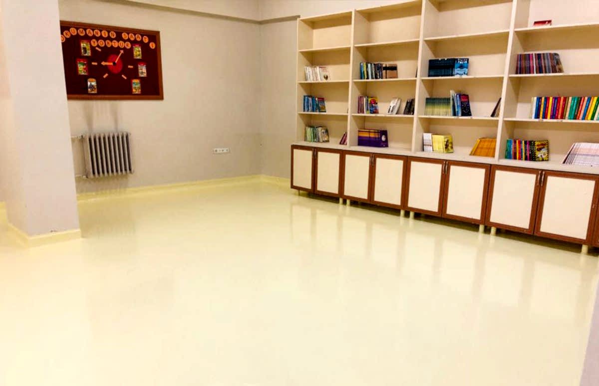 Büyükşehir Belediye Ortaokulu | Poliüretan Uygulamaları